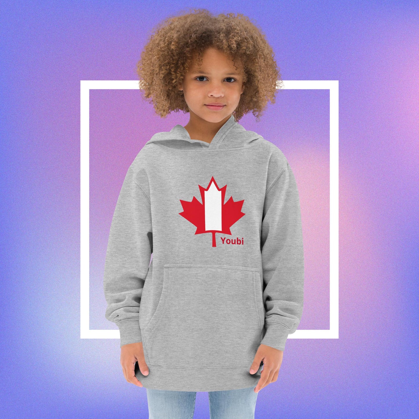 Kids fleece hoodie Mixte