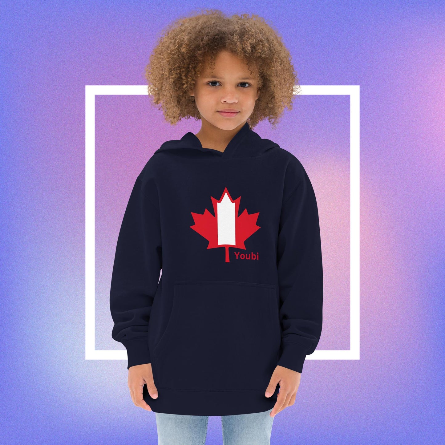 Kids fleece hoodie Mixte